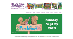 Desktop Screenshot of porchfest.org